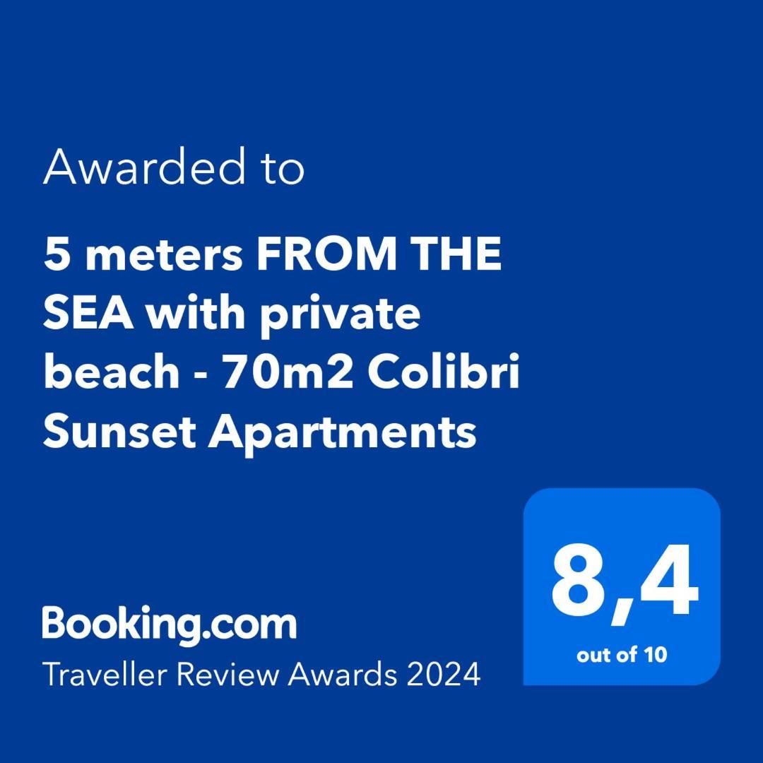 5 Meters From The Sea With Private Beach - 70M2 Colibri Sunset Apartments Sveti Petar  Exterior photo